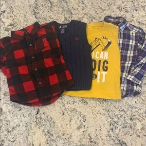 Lot boys 4T shirts